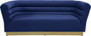 Bellini Navy Velvet Sofa - Town Of Bargains Furniture - NY