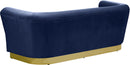 Bellini Navy Velvet Sofa - Town Of Bargains Furniture - NY