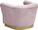 Bellini Pink Velvet Chair - Town Of Bargains Furniture - NY