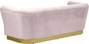 Bellini Pink Velvet Sofa - Town Of Bargains Furniture - NY
