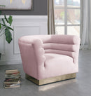Bellini Pink Velvet Chair - Town Of Bargains Furniture - NY
