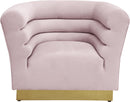 Bellini Pink Velvet Chair - Town Of Bargains Furniture - NY