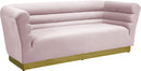 Bellini Pink Velvet Sofa - Town Of Bargains Furniture - NY