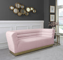 Bellini Pink Velvet Sofa - Town Of Bargains Furniture - NY