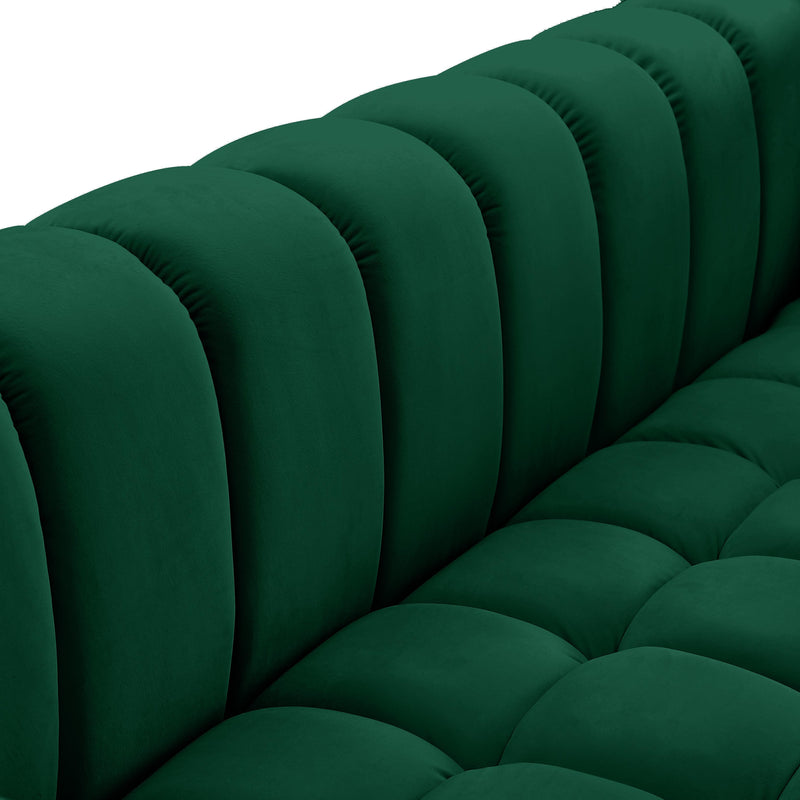 Gwen Green Velvet Sofa - Town Of Bargains Furniture - NY