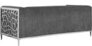 Opal Grey Velvet Sofa - Town Of Bargains Furniture - NY