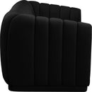 Dixie Black Velvet Sofa - Town Of Bargains Furniture - NY