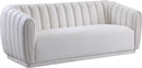 Dixie Cream Velvet Sofa - Town Of Bargains Furniture - NY