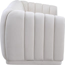 Dixie Cream Velvet Sofa - Town Of Bargains Furniture - NY
