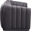 Dixie Grey Velvet Sofa - Town Of Bargains Furniture - NY