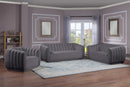 Dixie Grey Velvet Sofa - Town Of Bargains Furniture - NY