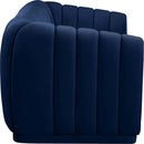 Dixie Navy Velvet Sofa - Town Of Bargains Furniture - NY