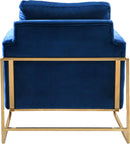 Mila Navy Velvet Chair - Town Of Bargains Furniture - NY
