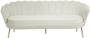 Gardenia Cream Velvet Sofa