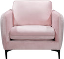 Poppy Pink Velvet Chair - Town Of Bargains Furniture - NY