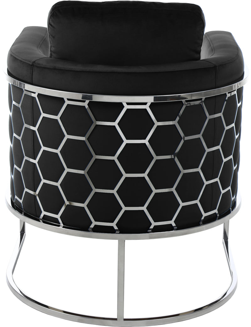 Casa Black Velvet Chair