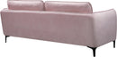 Poppy Pink Velvet Sofa - Town Of Bargains Furniture - NY