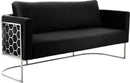 Casa Black Velvet Sofa - Town Of Bargains Furniture - NY