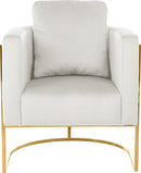 Casa Cream Velvet Chair - Town Of Bargains Furniture - NY