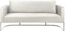 Casa Cream Velvet Sofa - Town Of Bargains Furniture - NY