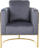 Casa Grey Velvet Chair - Town Of Bargains Furniture - NY