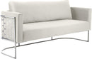 Casa Cream Velvet Sofa - Town Of Bargains Furniture - NY