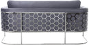 Casa Grey Velvet Sofa - Town Of Bargains Furniture - NY