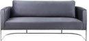 Casa Grey Velvet Sofa - Town Of Bargains Furniture - NY