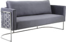 Casa Grey Velvet Sofa - Town Of Bargains Furniture - NY