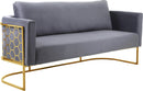 Casa Grey Velvet Sofa - Town Of Bargains Furniture - NY