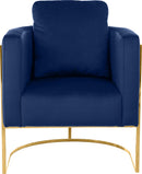Casa Navy Velvet Chair - Town Of Bargains Furniture - NY
