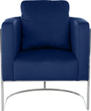Casa Navy Velvet Chair - Town Of Bargains Furniture - NY
