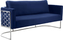 Casa Navy Velvet Sofa - Town Of Bargains Furniture - NY