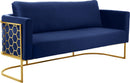 Casa Navy Velvet Sofa - Town Of Bargains Furniture - NY