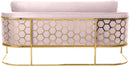 Casa Pink Velvet Sofa - Town Of Bargains Furniture - NY