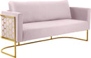 Casa Pink Velvet Sofa - Town Of Bargains Furniture - NY