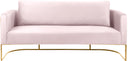 Casa Pink Velvet Sofa - Town Of Bargains Furniture - NY