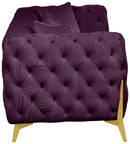 Kingdom Purple Velvet Sofa - Town Of Bargains Furniture - NY