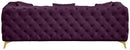 Kingdom Purple Velvet Sofa - Town Of Bargains Furniture - NY