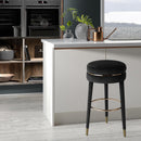 Coral Black Velvet Counter Stool - Town Of Bargains Furniture - NY