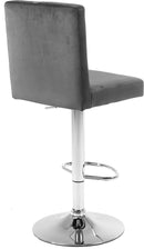 Joel Grey Velvet Adjustable Stool