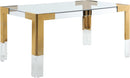 Casper Rich Gold Dining Table - Town Of Bargains Furniture - NY