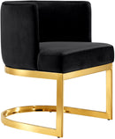 Gianna Black Velvet Dining Chair - Town Of Bargains Furniture - NY