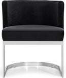 Gianna Black Velvet Dining Chair - Town Of Bargains Furniture - NY