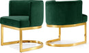 Gianna Green Velvet Dining Chair - Town Of Bargains Furniture - NY