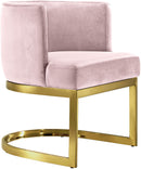 Gianna Pink Velvet Dining Chair - Town Of Bargains Furniture - NY