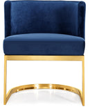 Gianna Navy Velvet Dining Chair - Town Of Bargains Furniture - NY