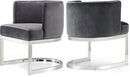 Gianna Grey Velvet Dining Chair - Town Of Bargains Furniture - NY