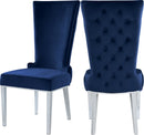 Serafina Navy Velvet Dining Chair