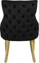 Tuft Black Velvet Dining Chair - Town Of Bargains Furniture - NY